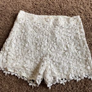 Floral Laced Shorts
